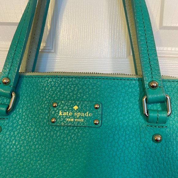 Kate Spade TEAL Grove Court Lainey Handbag - Picture 2 of 7